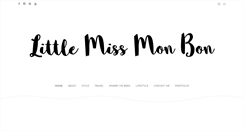 Desktop Screenshot of littlemissmonbon.com